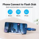 Перехідник USB 2.0 Type-C -> USB AF (OTG) PVC Vention чорний