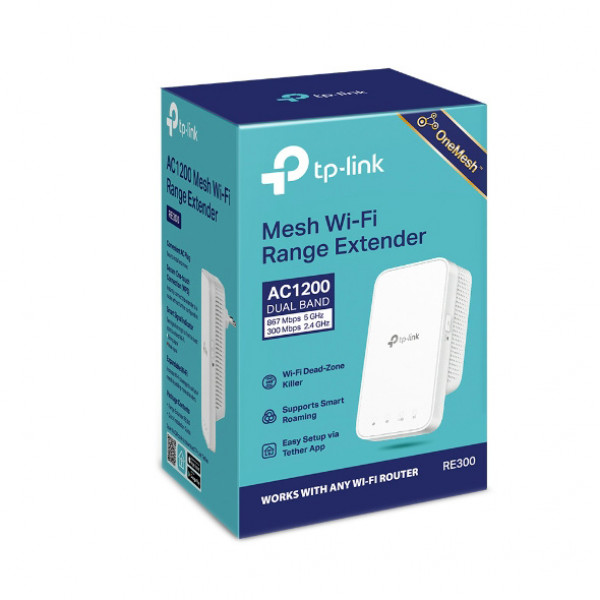 Підсилювач Wi-Fi сигналу TP-Link RE300 AC1200 MESH