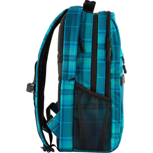 Рюкзак для ноутбука HP 16.1" Campus Tartan Plaid, блакитний