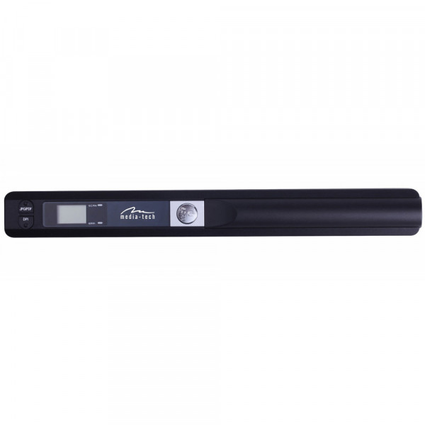 Сканер A4 Media-Tech ScanLine MT4090 (900 dpi, USB, Micro SD, портативний, 2 бат-ки АА, OCR, чорний)