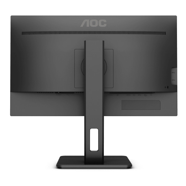 TFT 23.8" AOC Q24P2Q, IPS, QHD,  75Гц, DP, HDMI, VGA, USB хаб, HAS, Pivot,  колонки, чорний