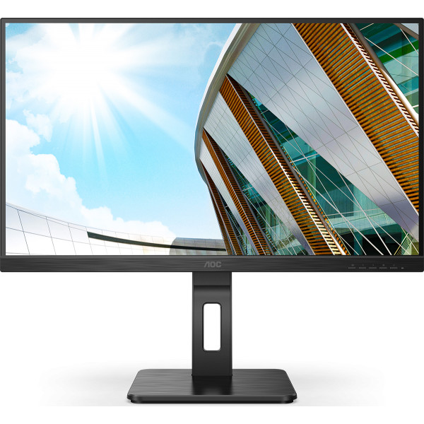 TFT 27" AOC 27P2C IPS, HDMI, DP, USB 3.2, Pivot, колонки, чорний