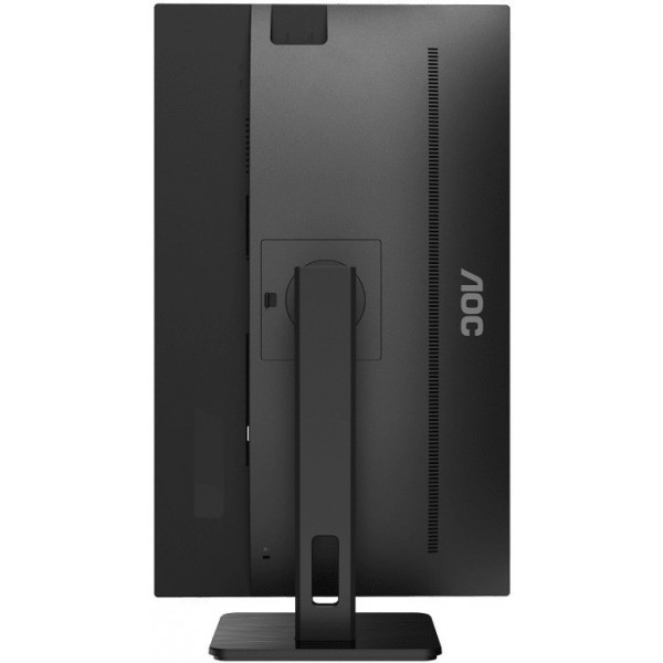 TFT 27" AOC U27P2, IPS, 4K, HDMI, DP, USB 3.2 хаб, Pivot, колонки, чорний