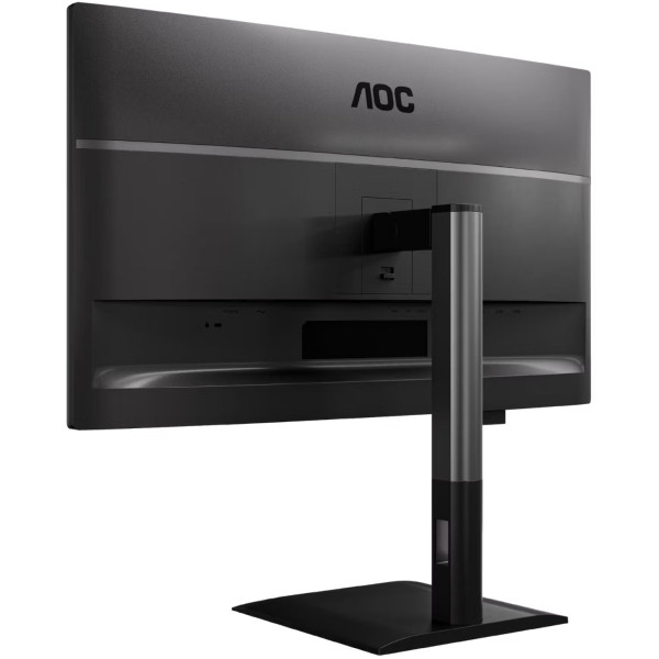 TFT 27" AOC Q27P4CV, QHD, IPS, 120Hz, HDMI, DP, USB-C, RJ-45, USB-hub, HAS, Pivot, колонки, чорний