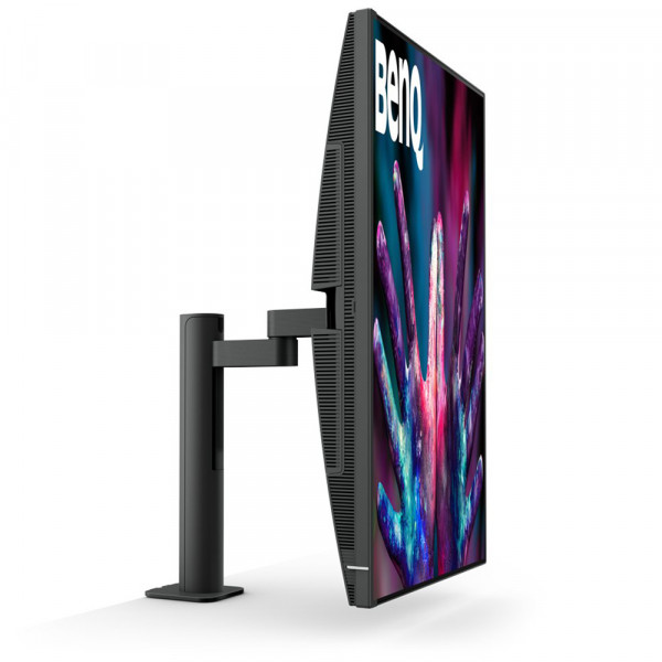 TFT 31.5" BenQ PD3205UA, IPS, 4K UHD, 99% sRGB, HDMI, DP, USB-С, USB-hub, HAS, колонки, темно- сірий