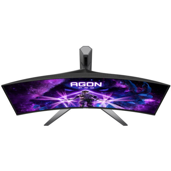 TFT 34" AOC AG346UCD, QD-OLED, 175Гц, 0,03мс, вигнутий, HDMIx2, DP, USB-hub, HAS, чорно-сірий