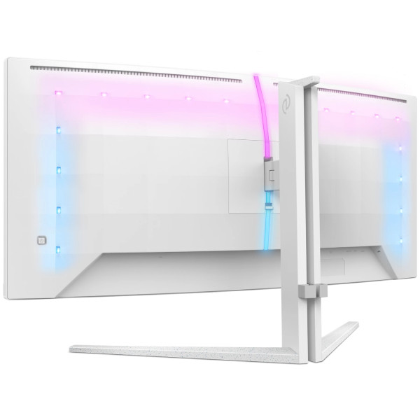 TFT 34" Philips 34M2C5501A, Fast VA, WQHD, вигн., 180Hz, 0,3ms, 2xHDMI, DP, USB-hub, HAS,кол., білий