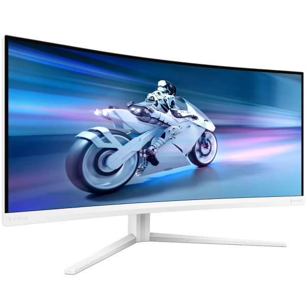 TFT 34" Philips 34M2C5501A, Fast VA, WQHD, вигн., 180Hz, 0,3ms, 2xHDMI, DP, USB-hub, HAS,кол., білий