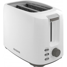 Тостер AIWA ASATAN ABT-700 750Вт/ 2 відділення/мех. управління/розморожування/підігрів булочок/білий