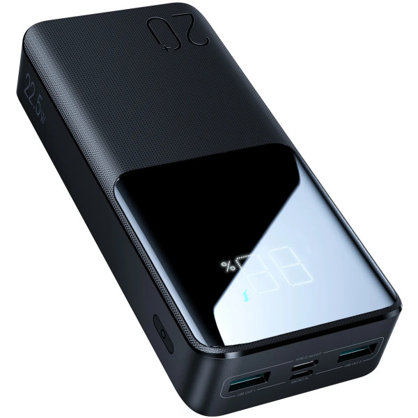 УМБ Joyroom 20000mAh 22,5W PD,QC3.0, 2xUSB-A, Micro USB, USB-C In/Out Black