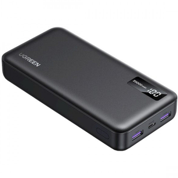 УМБ Ugreen 20000mAh 22,5W PD 2хUSB-A +2xUSB-C Black