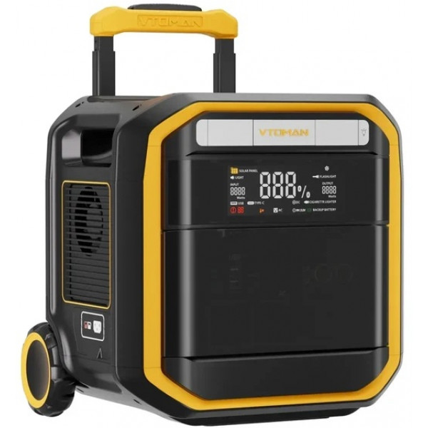 Зарядна станція Vtoman FlashSpeed Pro 3600 (3096 Вт/г) + Extra Battery 2816 Вт/г (сумарно 5912Вт/г)