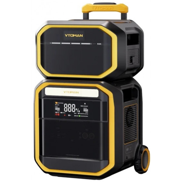 Зарядна станція Vtoman FlashSpeed Pro 3600 (3096 Вт/г) + Extra Battery 2816 Вт/г (сумарно 5912Вт/г)