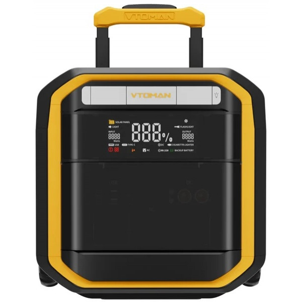 Зарядна станція Vtoman FlashSpeed Pro 3600 (3096 Вт/г) + Extra Battery 2816 Вт/г (сумарно 5912Вт/г)