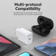 Зарядний пристрій 1xUSB-C 20W PD, QC4.0 білий Vention