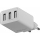 Зарядний пристрій 3xUSB 37W 3.1A білий UPA-31 Defender