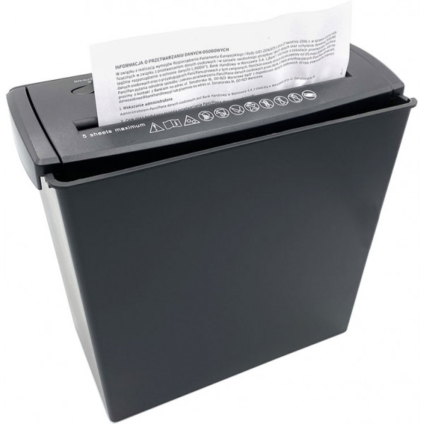 Знищувач документів Media-Tech MT215, CD/DVD discs & credit cards. 5 pages simultaneously