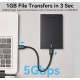 Зовнішня кишеня для 2.5" HDD/SSD USB 3.0 Micro-B Black Vention