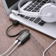 Звукова карта USB AUX jack, 2*TRS (Mic + Ear) ALC4042 Ugreen Чорна US205