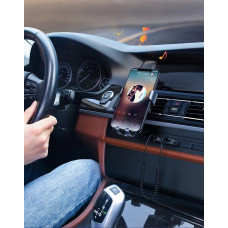 Адаптер Bluetooth 5.0 Aux with mic CM309 UGREEN Black