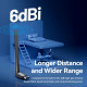 Адаптер WiFi Vention 2.4GHz/5GHz 200/433 Мбіт/с, USB