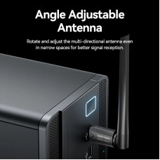 Адаптер WiFi Vention 2.4GHz/5GHz 200/433 Мбіт/с, USB