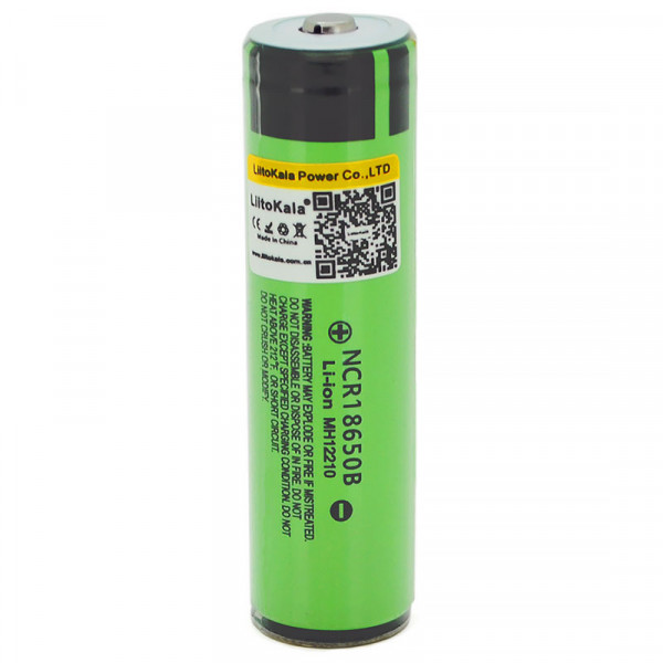 Акумулятор 18650 LiitoKala, 34B-PCB,3400mAh, 3.7V li-ion battery, 1 pcs, з контролером розряду