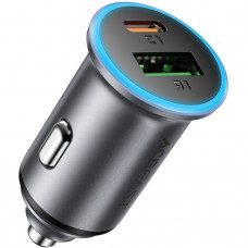 Автозарядка 2xUSB 65W (USB-C + USB-A) B15 Acefast