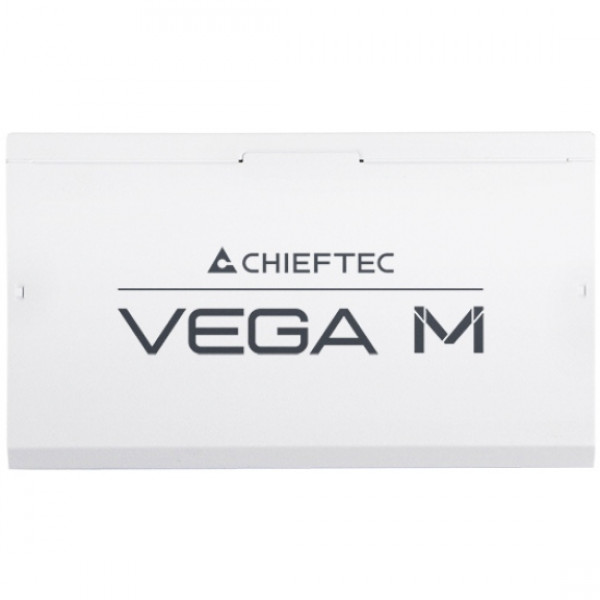 БЖ 1000W Chieftec VEGA M PPG-1000-CW ATX 3.1 135mm, 80+ Gold, Fully modular, WHITE, Retail