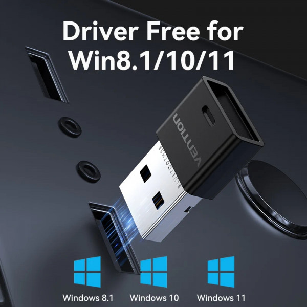 Bluetooth USB adapter v5.3 20м Vention
