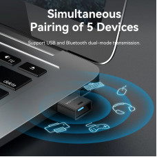 Bluetooth USB adapter v5.3 20м Vention