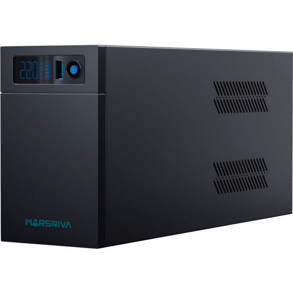 ДБЖ Marsriva MR-UF1200L, 1200ВА/950Вт, Line-Interactive, LED version, з літієвою батареєю