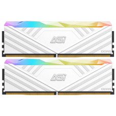 DDR5 32Gb 6000MHz (2*16Gb) AGI TURBOSPRINT Heatsink White RGB Kit, Retail
