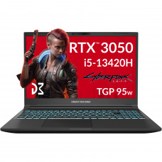 Dream Machines RG3050-15UA71 15.6” FHD 144Hz/i5-13420H/16 GB/SSD 1TB/RTX3050/GLAN/DOS