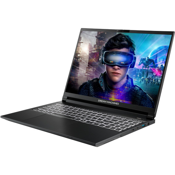 Dream Machines RT5070-15UA23 15.6” FHD+ 165Hz, 300n/Ryzen AI 9 HX370/32 GB/SSD 2TB/RTX5070/GLAN/DOS
