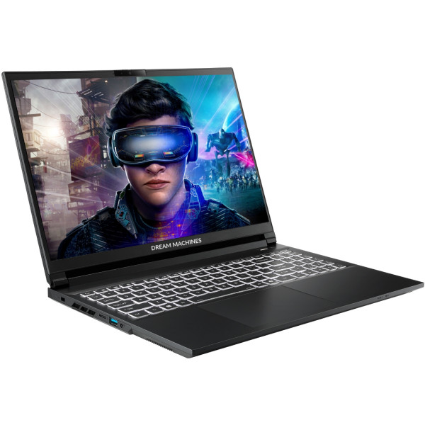 Dream Machines RT5070-15UA23 15.6” FHD+ 165Hz, 300n/Ryzen AI 9 HX370/32 GB/SSD 2TB/RTX5070/GLAN/DOS
