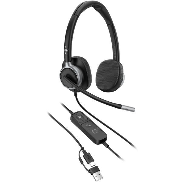 Гарнітура HP Poly Mission 625 Stereo USB-C/A