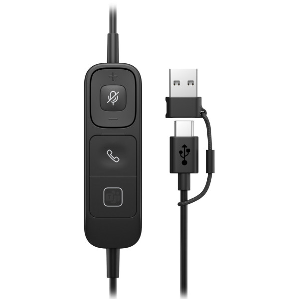 Гарнітура HP Poly Mission 625 Stereo USB-C/A