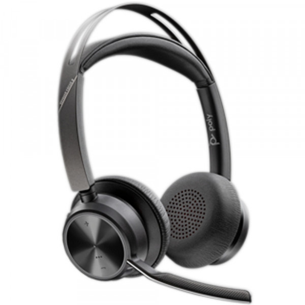 Гарнітура Poly Focus 2 USB-C + USB-C/A Adapter HS with Charge Stand Stereo
