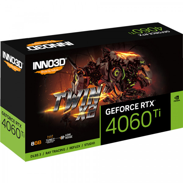 GeForce RTX4060 Ti Inno3D TWIN X2, 8GB GDDR6, 128bit, PCI-E 4.0 X16