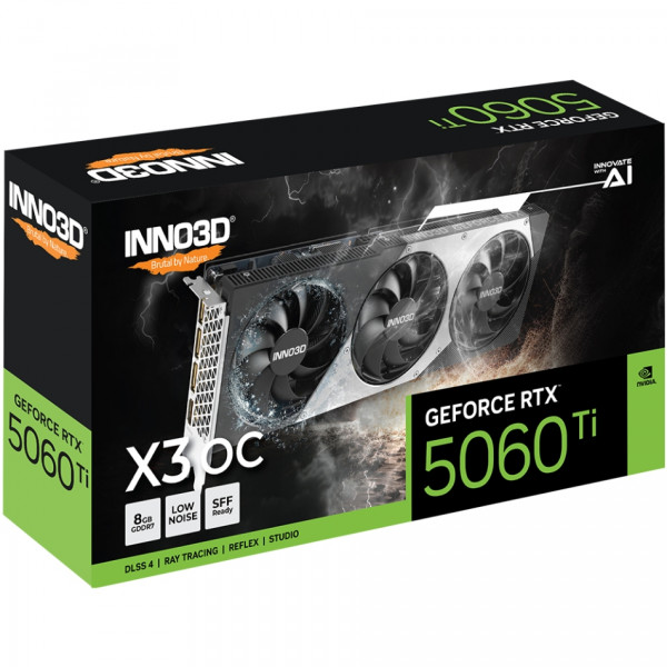 GeForce RTX5060 Ti Inno3D X3 OC, 8GB GDDR7, 128bit, PCI Express 5.0