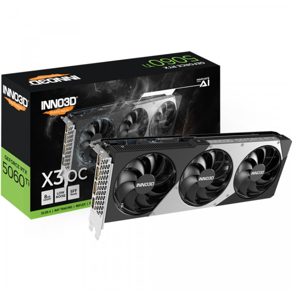 GeForce RTX5060 Ti Inno3D X3 OC, 8GB GDDR7, 128bit, PCI Express 5.0