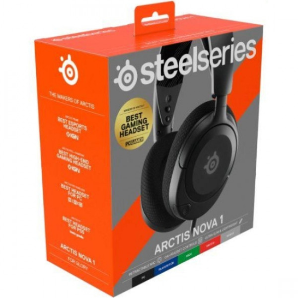 Ігрова гарнітура SteelSeries Arctis Nova 1 Black MultiPlatform