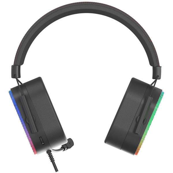 Ігрова гарнітура XTRIKE ME GH-606 XBOX/PS/PC, USB+3,5 мм, статичне RGB, кабель 2м, чорна