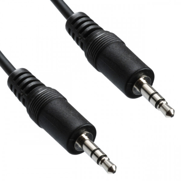 Кабель AUX Audio TRS M/M 1.5м чорний