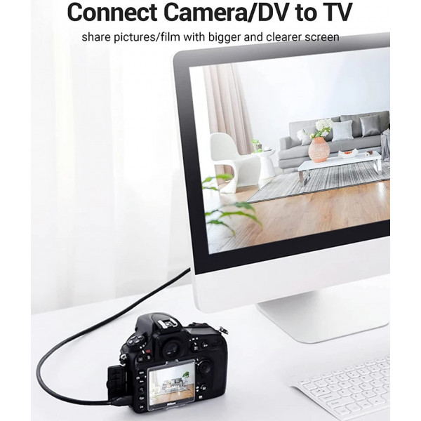Кабель HDMI M - Mini M, 2.0 м, V2.0 4K 60Гц 18Gbps PVC Vention