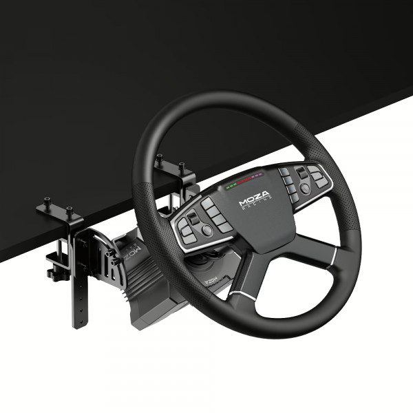 Кермо і педалі MOZA R5 Trucking Bundle for PC, 14кн., подв. педалі SR-PLite, кермо TSW