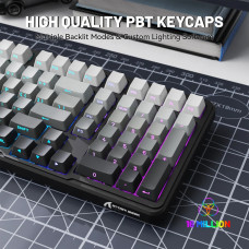 Клавіатура ігрова механічна Attack Shark X98 102кл. RGB, Wireless, Moonlight Night