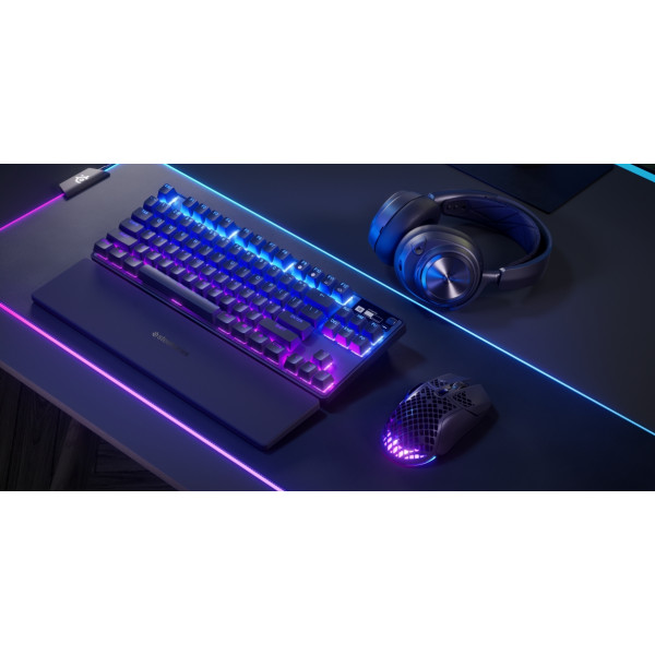 Клавіатура ігрова оптична SteelSeries Apex Pro TKL WL Gen 3 UA HyperMagnetic, OmniPoint 2.0, OLED