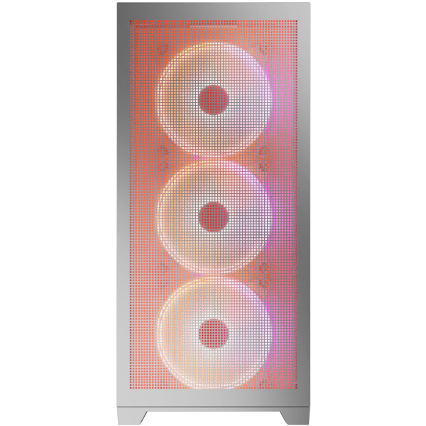 Корпус Modecom VOLCANO EXPANSE S ARGB 4x140mm fans MIDI USB 3.0x2+TYPE-C WHITE без БЖ ATX